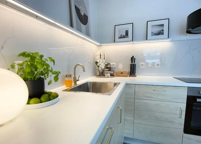 公寓 M-style 04 Mit Balkon Und Gasgrill, 24h Self-check-in, Free Parking, Netflix 纽伦堡