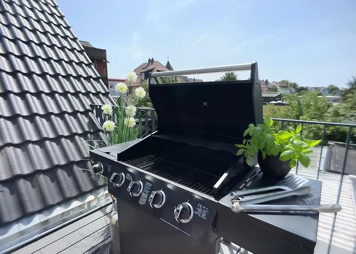 M-style 04 Mit Balkon Und Gasgrill, 24h Self-check-in, Free Parking, Netflix *