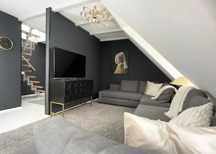 公寓 M-style 04 Mit Balkon Und Gasgrill, 24h Self-check-in, Free Parking, Netflix 纽伦堡
