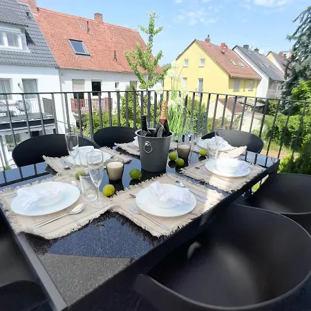M-style 04 Mit Balkon Und Gasgrill, 24h Self-check-in, Free Parking, Netflix Norimberk